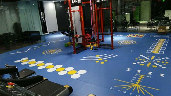中润致远健身房专用地板-功能性训练地胶