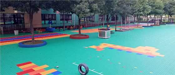幼儿园悬浮拼装地板