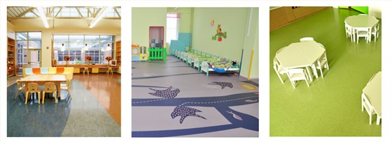 幼儿园餐厅PVC地板