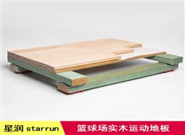 双龙骨运动木地板