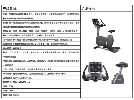 产品参数