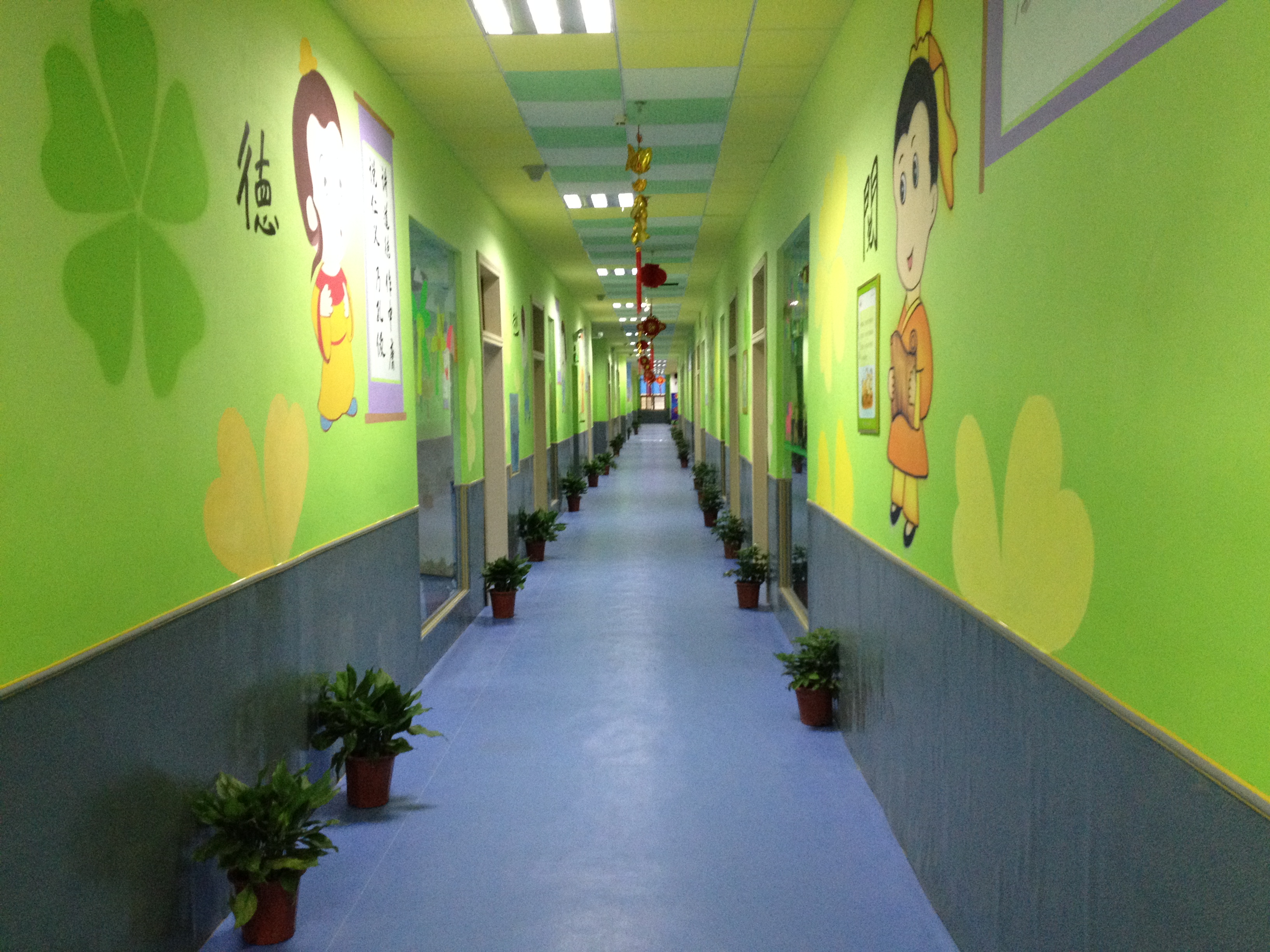 幼儿园PVC地胶案例_阿姆斯壮PVC地板_金彩石塑地板_同质透心地板【Armstrong】