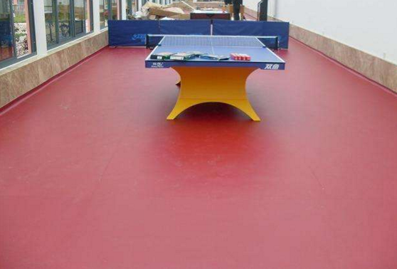 乒乓球运动地板