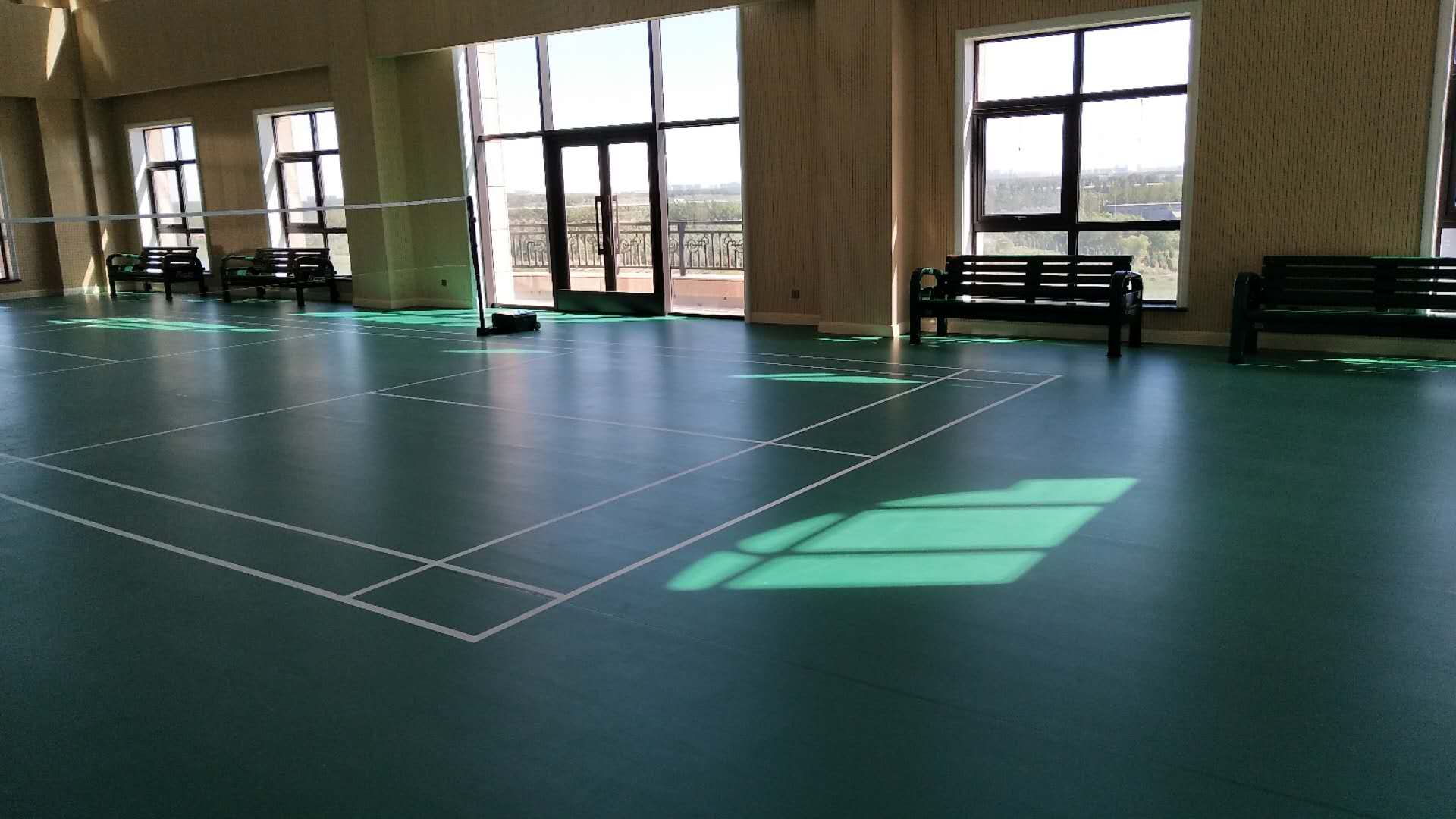 恭贺国测会展中心羽毛球塑胶地板项目顺利完工！