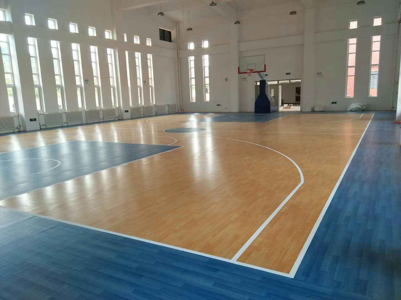 篮球场枫木纹塑胶地板