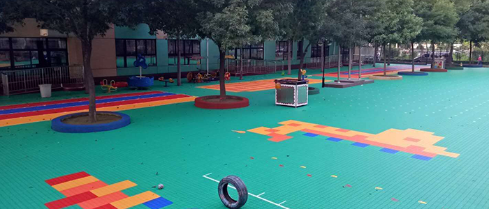幼儿园专用悬浮式拼装地板