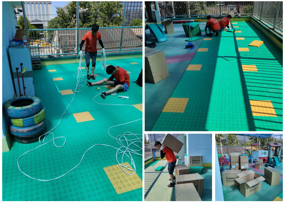新京畿道实验幼儿园拼装地板