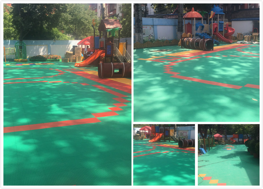 北京市海淀区紫竹院街道第二幼儿园 拼装地板