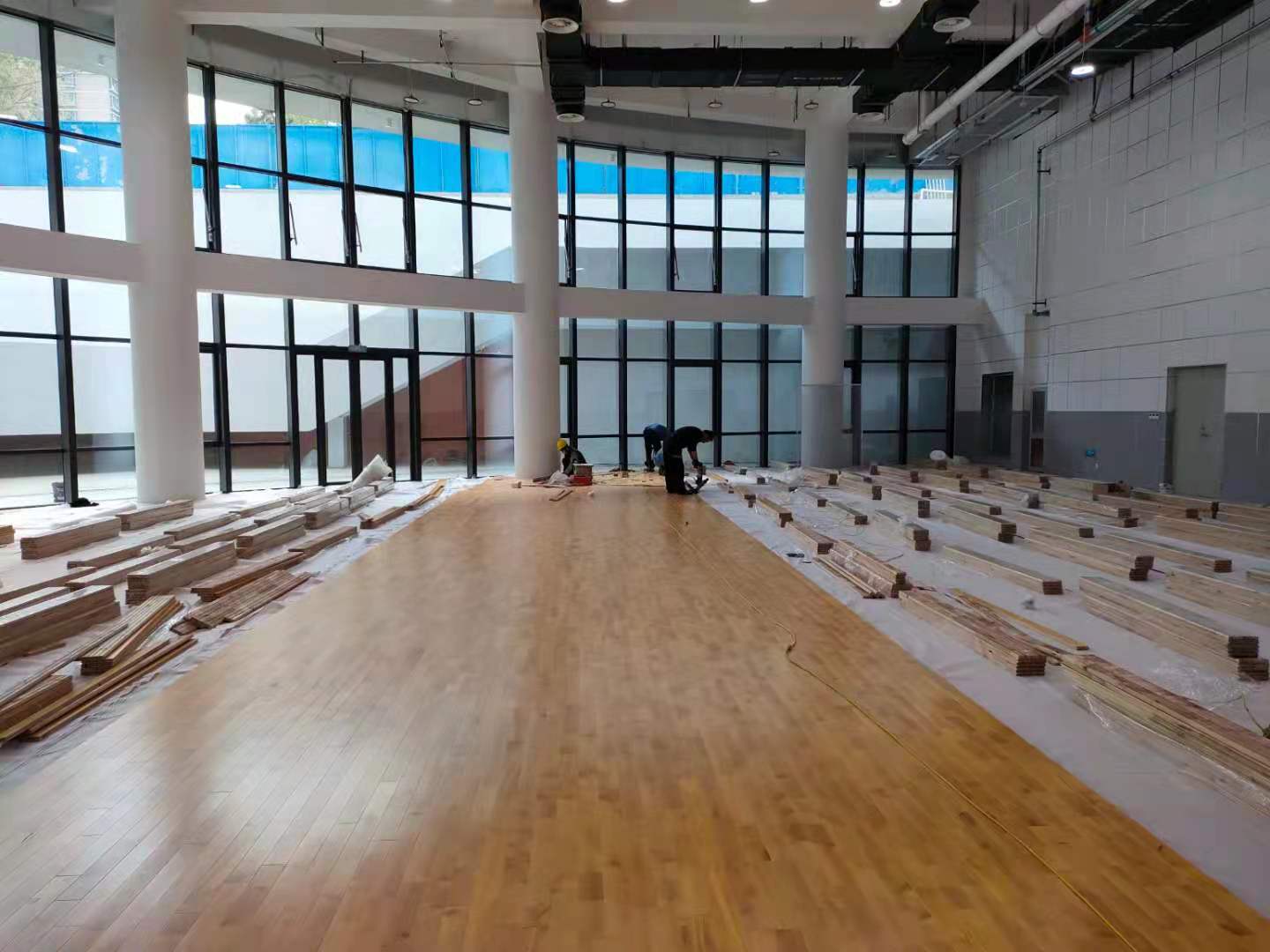 篮球运动木地板 篮球运动木地板