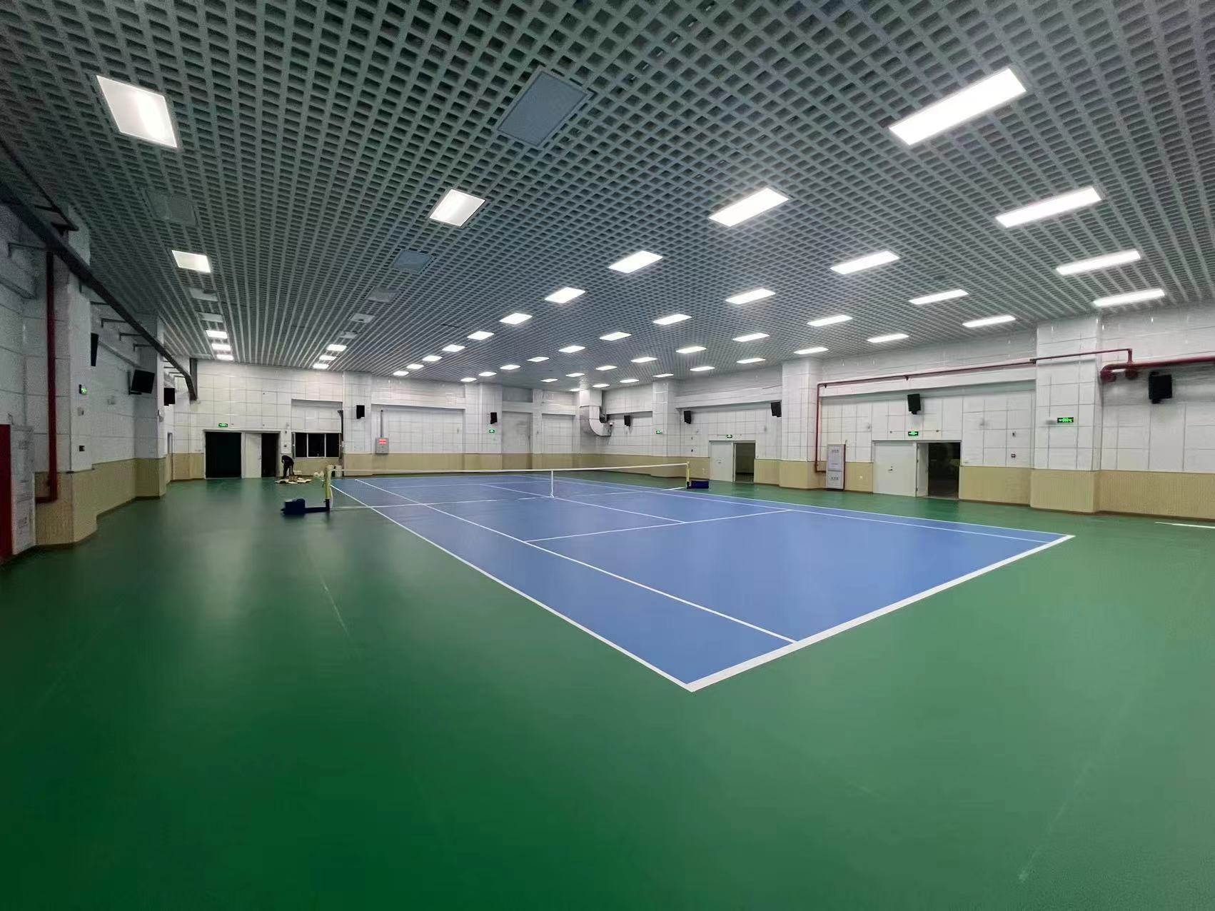 案例赏析|八十中网球场PVC运动地板圆满完工！