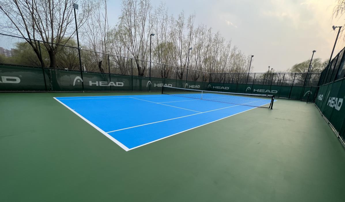 案例赏析：将台洼村文化广场的网球场硅PU翻新工程